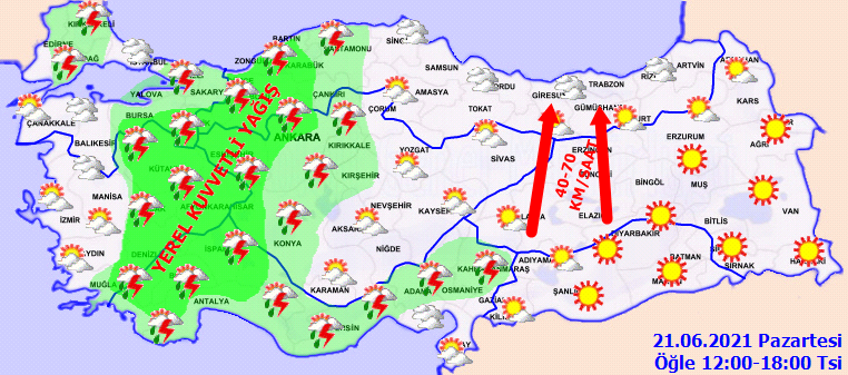 Meteoroloji il il uyardı! Sağanak alarmı verildi